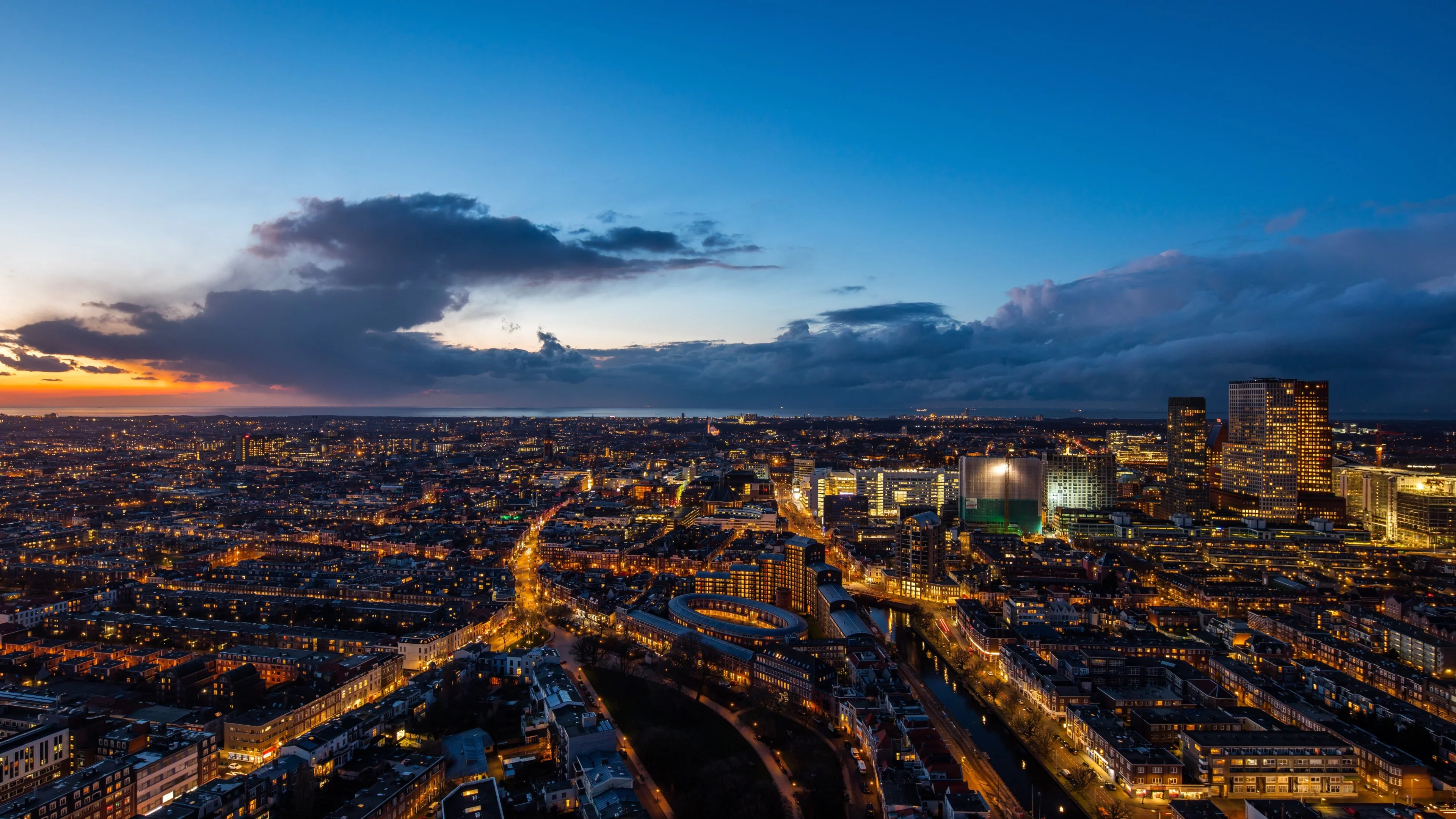 view from the hague in Netherlands